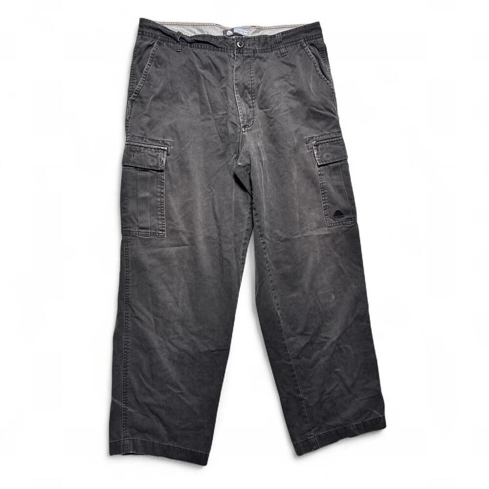 Nike ACG Y2k Vintage Brown Cotton Cargo Chino Khaki Outdoor Pants Trousers 36”